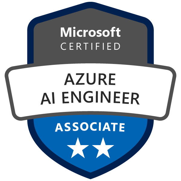 Microsoft Azure AI Engineer Certification Badge